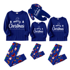Chalkboard Merry Christmas Pajamas - Santa Reindeer Edition