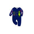I Tried Christmas Pajama Set with Grinch and Santa Patterns