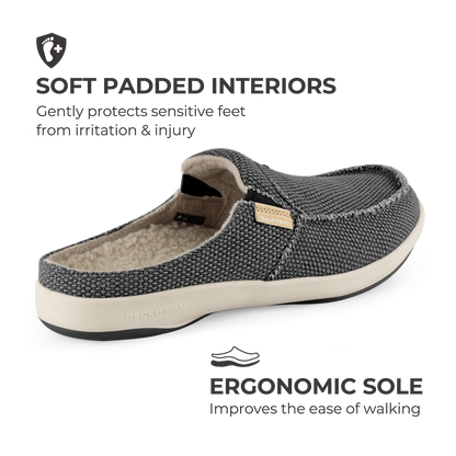 Men's Canvas Arch Support Slippers
