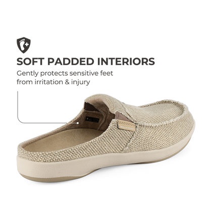 Men's Canvas Arch Support Slippers