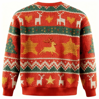 Softest Unisex Playful Christmas Design Sweater - Ugly Holiday Party Jumper