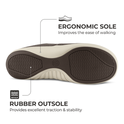 Men's Canvas Arch Support Slippers