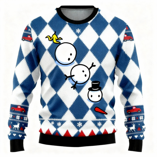 Ugly Christmas Sweater Party 2025 | Playful Snowman Edition