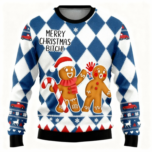 Ugly Christmas Sweater Party 2025 | Cute Cartoon Pattern Edition