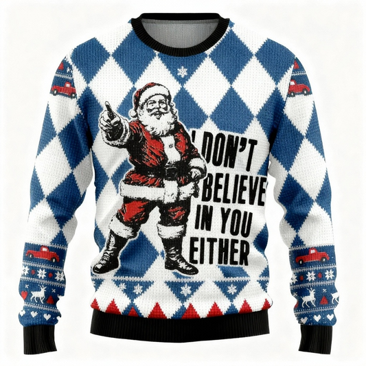 Ugly Christmas Sweater Party 2025 | Santa Claus Design Edition
