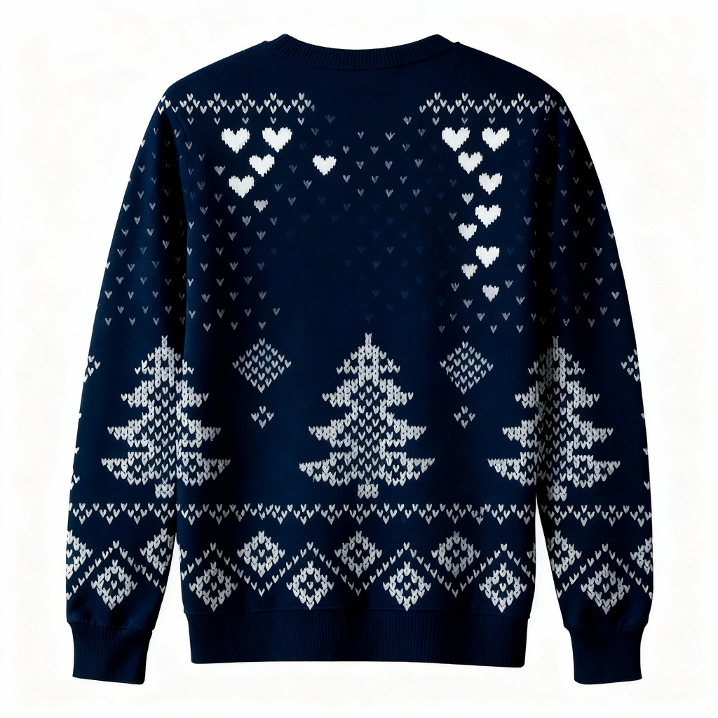 Softest Unisex Funny Xmas Pattern Sweater - Ugly Holiday Party Jumper