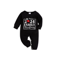 "2024 Family Christmas" Text and Reindeer Printed Red and Green Plaid Family Matching Pajamas