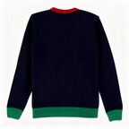 Festive & Fearless: Jolly Cartoon Pattern Print Christmas Jumper
