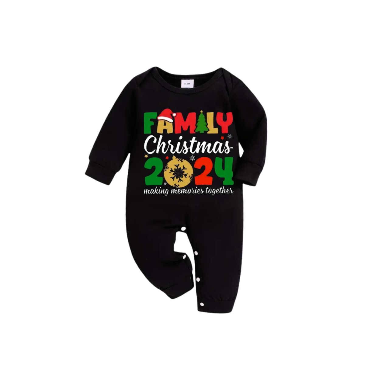 "2024 Family Christmas Making Memories Together" Printed Red and Green Plaid Christmas Matching Pajamas