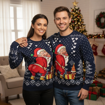 Softest Unisex Funny Xmas Pattern Sweater - Ugly Holiday Party Jumper