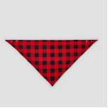 "Christmas With My Tribe"  Pattern White Long Sleeve with Black&Red Plaid Pants Family Matching Pajamas