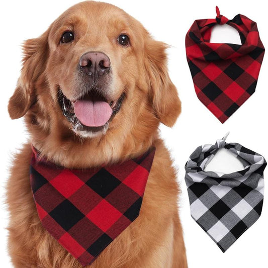 Christmas Pet Dog Cat  Scarf+Top Suit