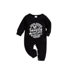 "Making Memories Together Family Christmas 2026" Pattern Black Long Sleeve Top
