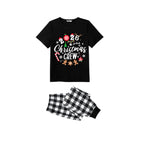 Christmas Crew 2026 Couple Short Sleeve Pajamas Set