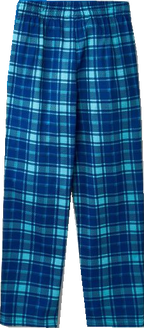 Family Hanukkah Holiday Sleepwear Blue Plaid Pajamas Set