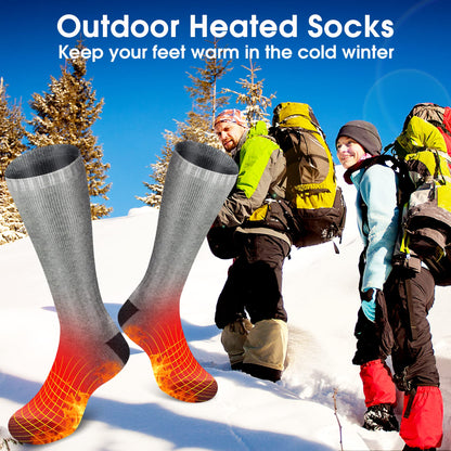 Women Men Rechargeable Machine Washable 4000mAh Heated Socks