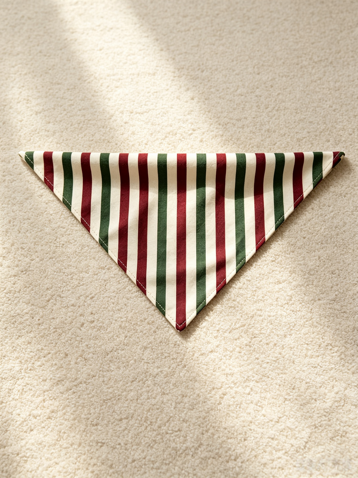 Women Christmas Two-Piece Button-Down Long Sleeve PJS Set with Pockets Classic Red and Green Striped Holiday Pajamas