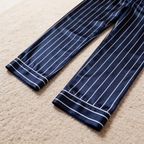 Elegant Satin Gray Pajama Set for the Whole Family