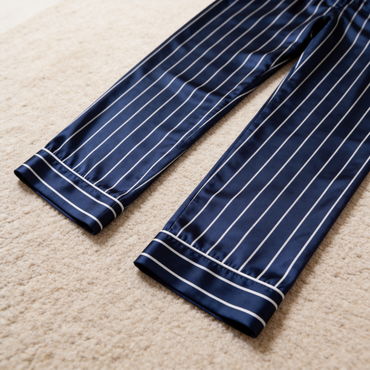 Elegant Satin Gray Pajama Set for the Whole Family