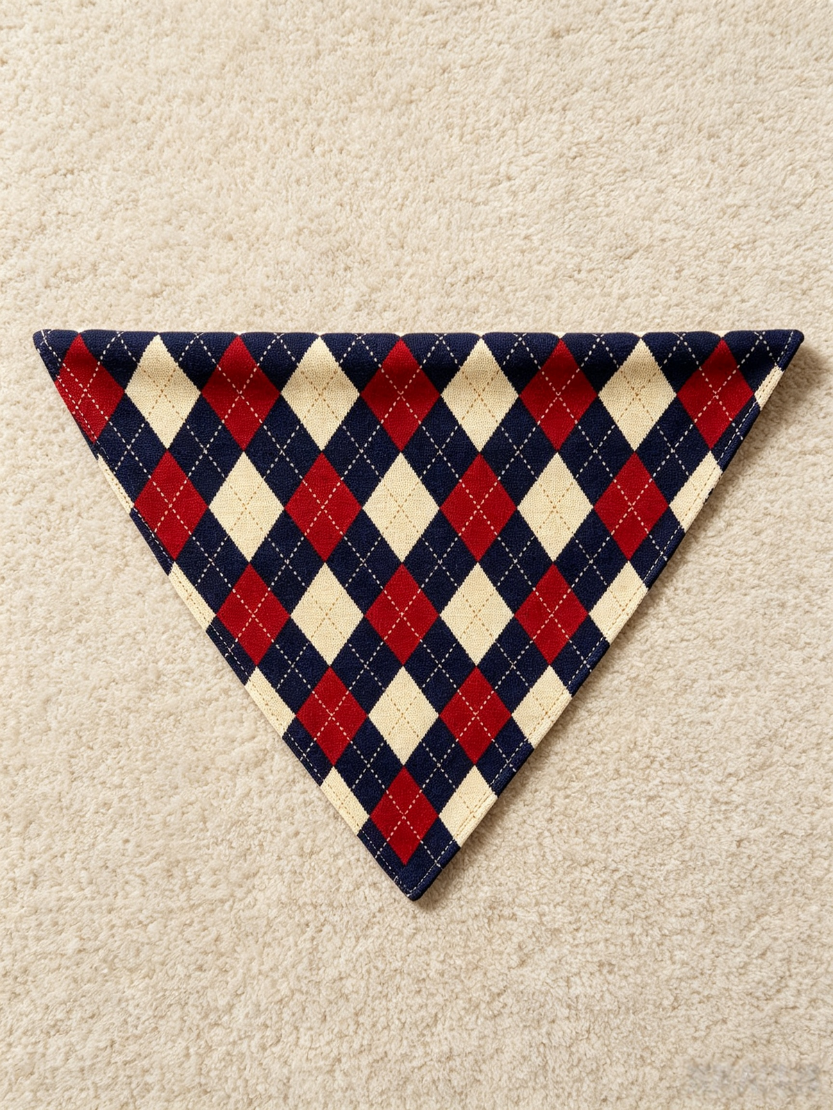 Women Hooded Onesie Christmas Zip-Up Loungewear - Navy & Burgundy Argyle Diamond Sleepwear
