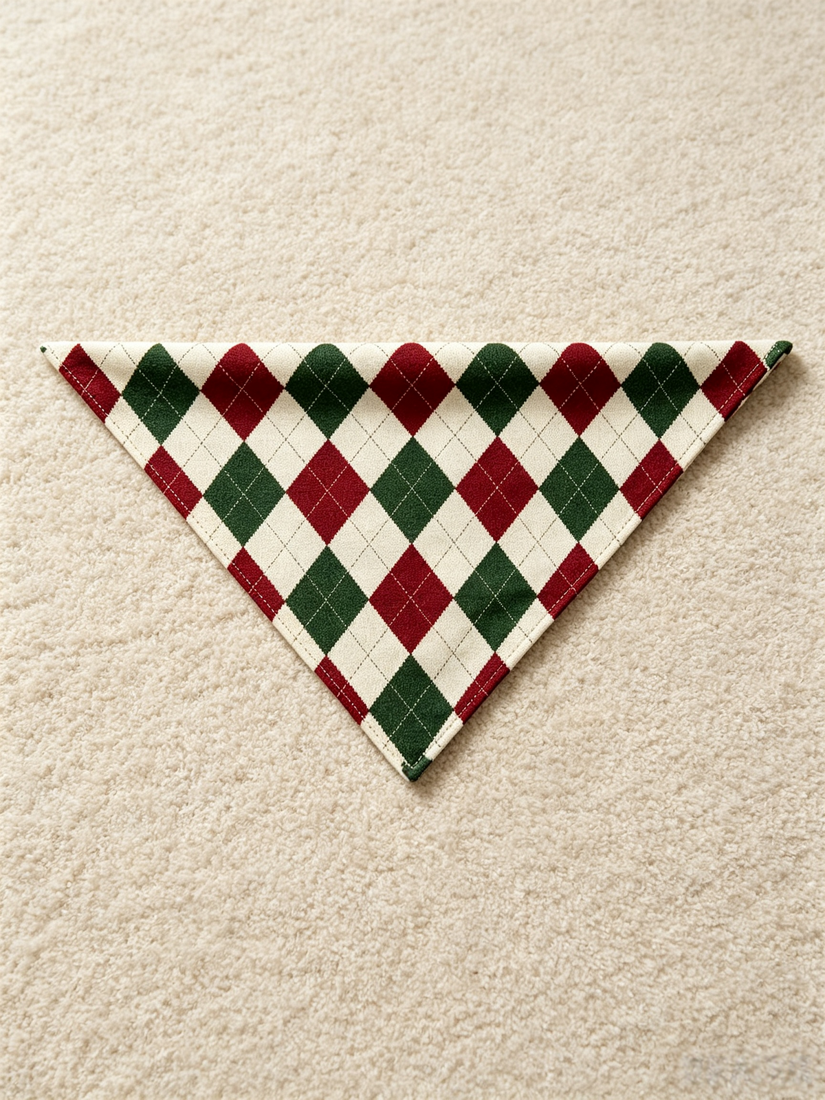 Women Hooded Onesie Christmas Zip-Up Loungewear - Festive Red & Green Argyle Diamond Pajamas