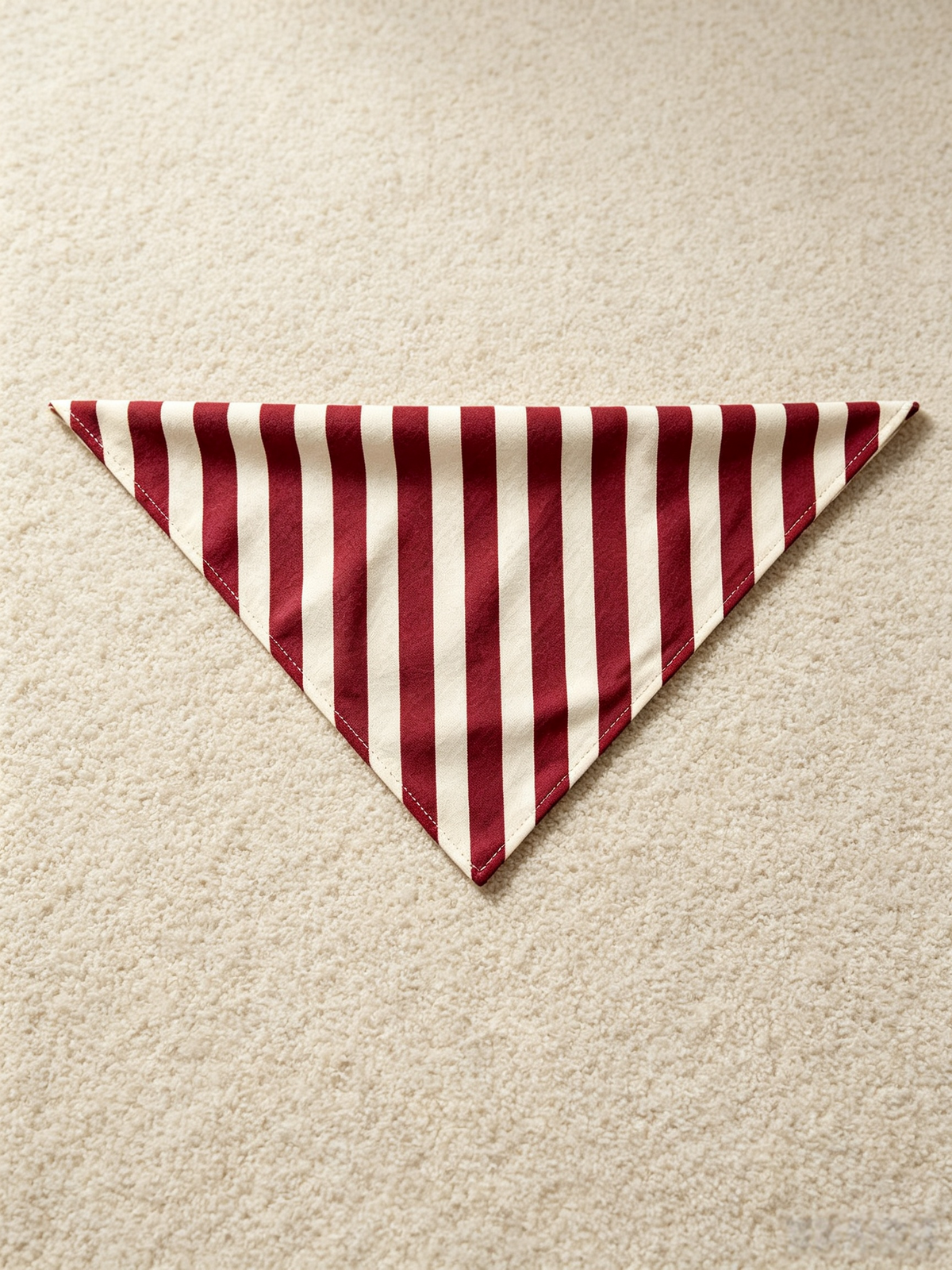 Women Christmas Pajamas - Red & White Bold Vertical Striped Button up Pajamas
