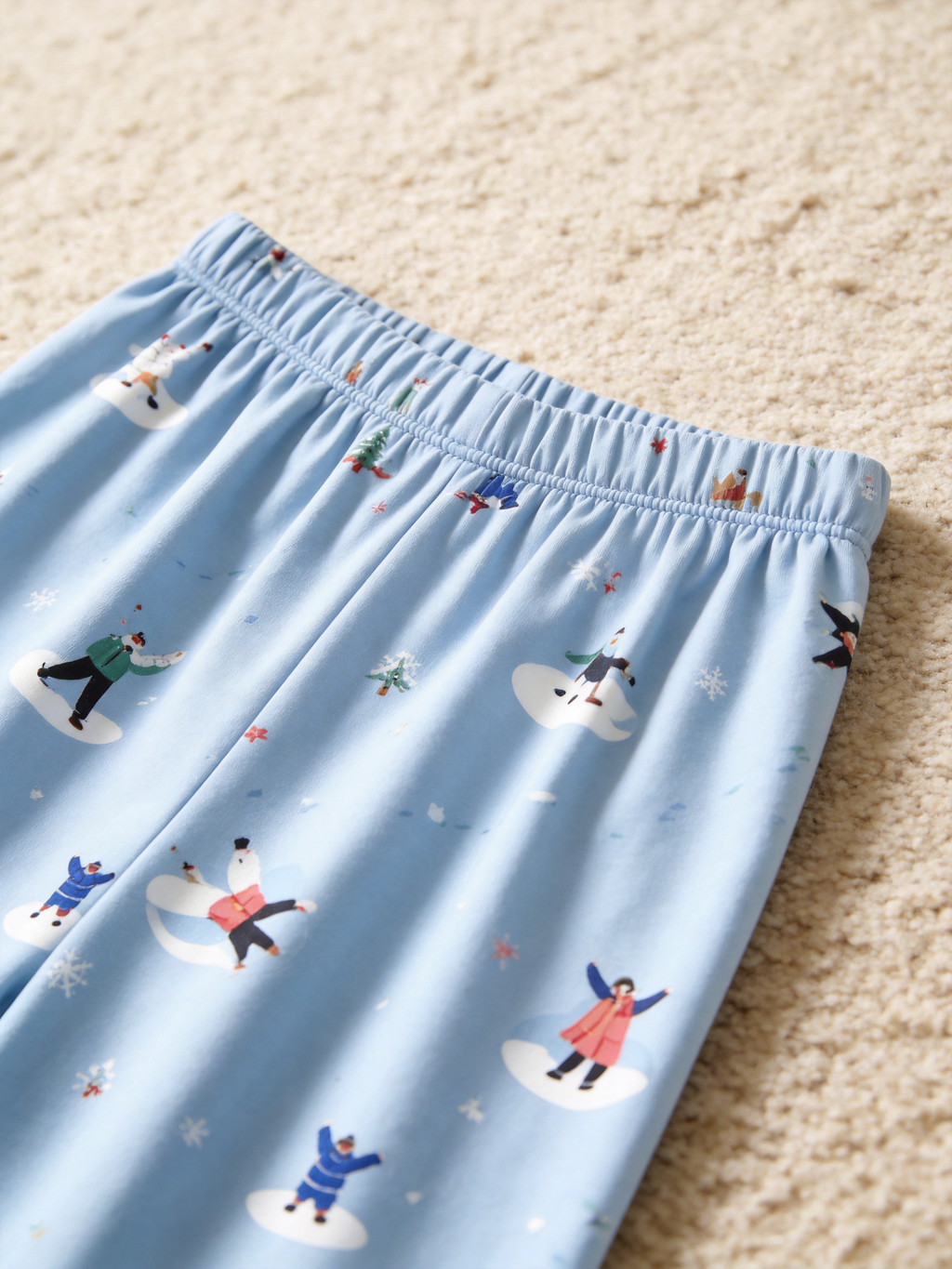 Whimsical Snowman & Winter Fun Pattern Women Sleepwear