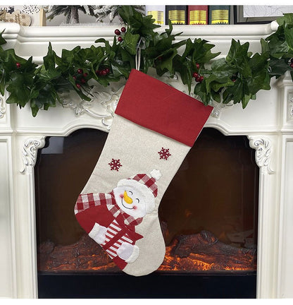 Christmas Gift Bags Santa Snowman Elk Penguin  Stocking