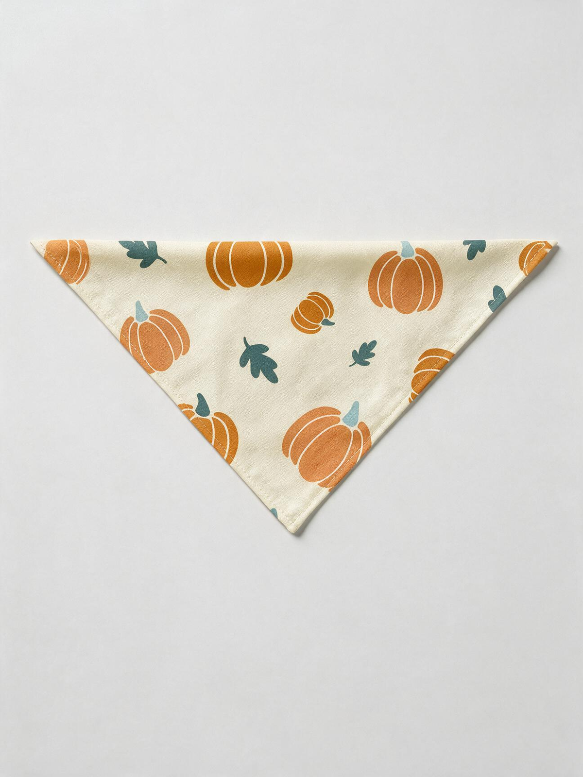 Cute Orange Pumpkins and Fall Foliage Print Matching Family Sleepwear PJs