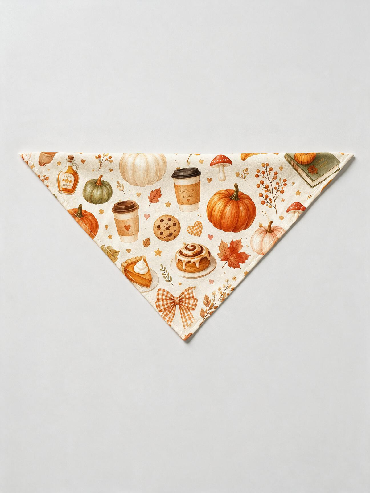 Fall Pumpkin Spice Latte, Cinnamon Rolls and Autumn Treats Print Family Pyjamas
