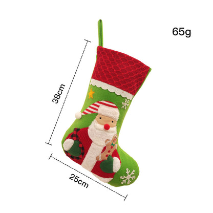 Christmas Gift Santa Snowman Elk Christmas Stocking Candy Bag Home Decoration