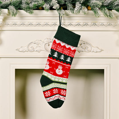Christmas Home Decorations Knitted Christmas Stockings