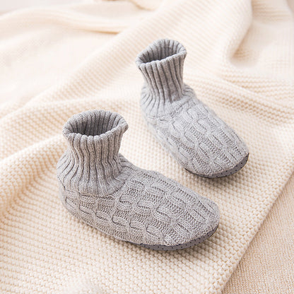 Winter Comfort Elevated Soft Sole Floor Socks For Women  Cozy Non-Slip Indoor Socks Ankle Socks