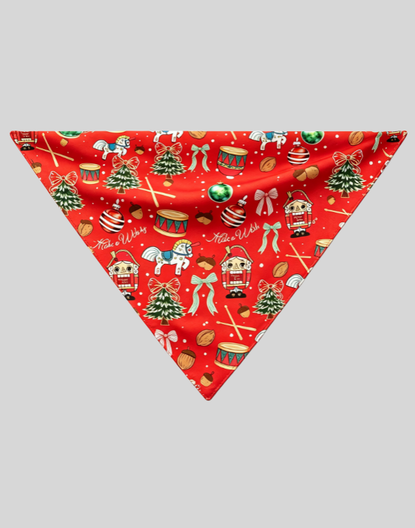 Festive Nutcracker & Holiday Toy Print Matching Family Pajama Set, Button-Down Cotton Loungewear