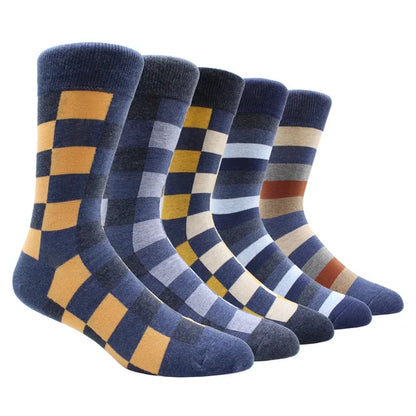Larger Size 41-48 Casual Fashion Cotton Funny  Long Women&Men Socks Contrast Color Rainbow  Stripe