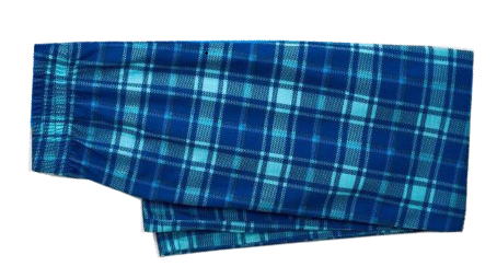 Bluey Character "Family" Design Sky Blue Plaid Pants Family Matching Pajama Set