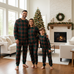 Holiday Family Plaid Matching Pajamas Set