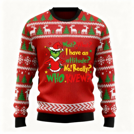 Cute Xmas Pattern Design Sweater - Ugly & Cozy Unisex Pullover
