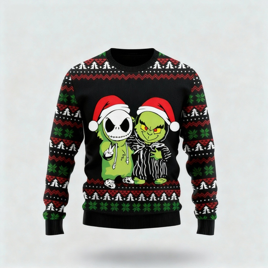 Quirky, Cozy & Festive: The Wacky Cartoon Print Christmas Jumper