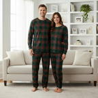 Holiday Family Plaid Matching Pajamas Set