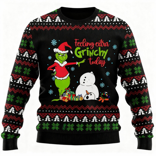 Quirky, Cozy & Festive: The Zany Cartoon Print Christmas Jumper