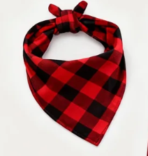 Christmas Couple Matching Red Plaid Button Up Long-sleeve Pajamas Sets With Dog