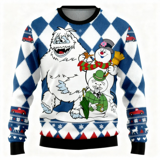 Ugly Christmas Sweater Party 2025 | Cute Yeti Edition