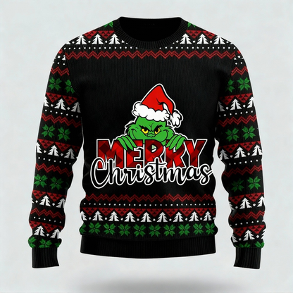 Quirky, Cozy & Festive: The Funny Cartoon Print Christmas Jumper
