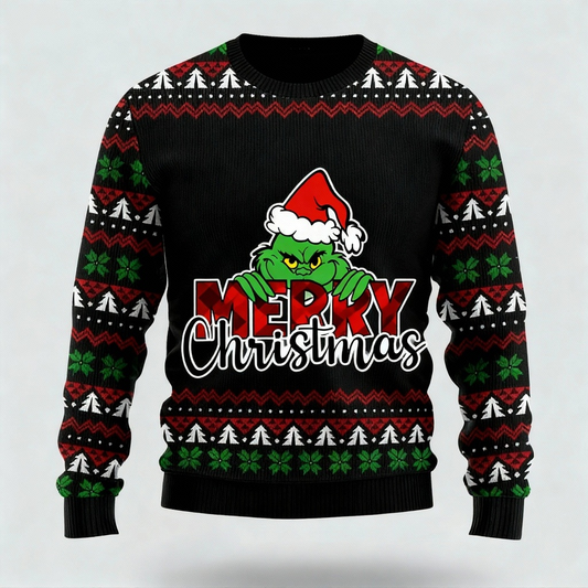 Quirky, Cozy & Festive: The Funny Cartoon Print Christmas Jumper