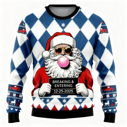 Ugly Christmas Sweater Party 2025 | Colorful Santa Edition