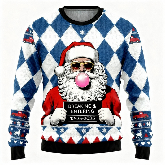 Ugly Christmas Sweater Party 2025 | Colorful Santa Edition