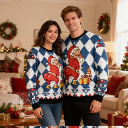 Ugly Christmas Sweater Party 2025 | Zany Santa Claus Edition