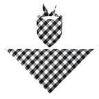 Couple Black and White Plaid Matching Pajamas "Let it Snow" Text and Snowman Prints