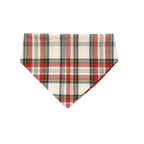 Holiday Couple Red Plaid Button-Front Christmas Pajamas Set